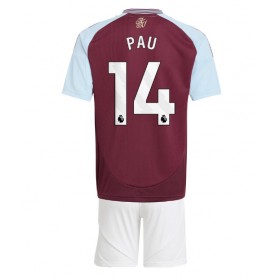 Aston Villa Pau Torres #14 Heimtrikot 2024-25 Kurzarm (+ kurze hosen)